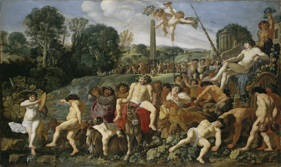 Moses van Uyttenbroeck , Der Triumphzug des Bacchus, 1627