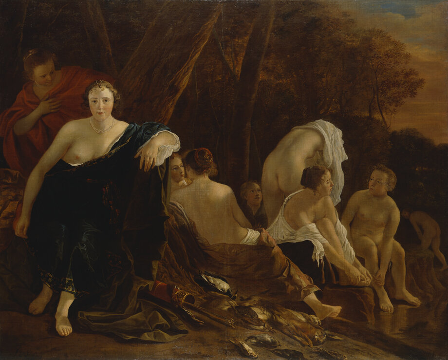 Jacob van Loo, Diana mit ihren Nymphen, 1650-1652