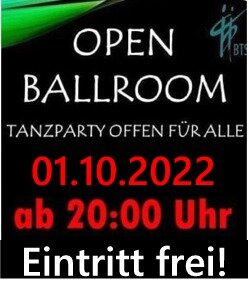 Open Ballroom - Tanzparty für die Region
