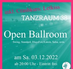 Open Ballroom - Tanzabend für alle Tanzbegeisterten
