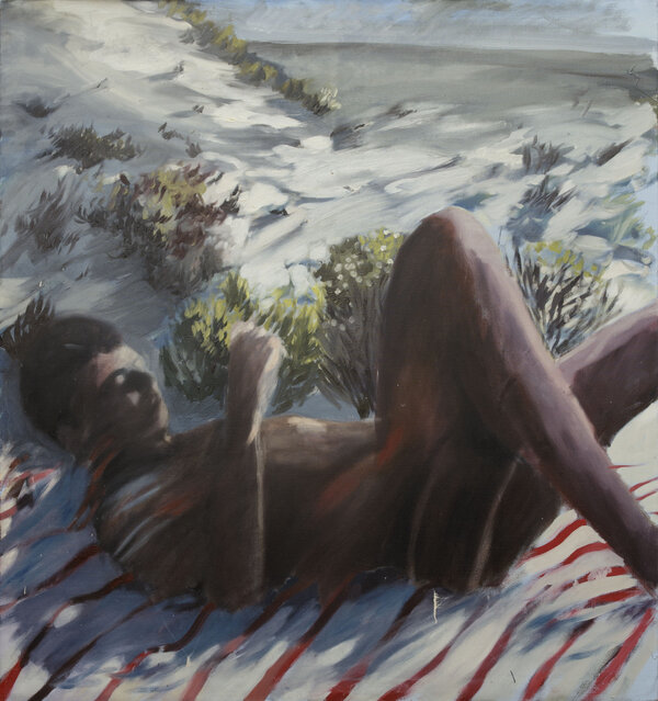 João Gabriel, Untitled, 2020 Öl auf Leinwand / oil on canvas, 167 × 155 cm, Courtesy der Künstler