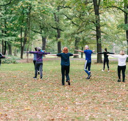 Bürgersport im Park - Gymnastik im Prinzenpark, Foto: Jérémy Decomble