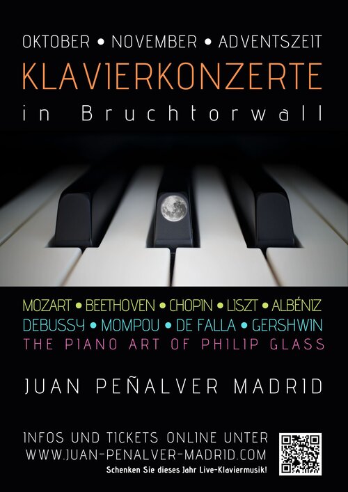Klavierkonzerte in Bruchtorwall mit Juan Peñalver Madrid