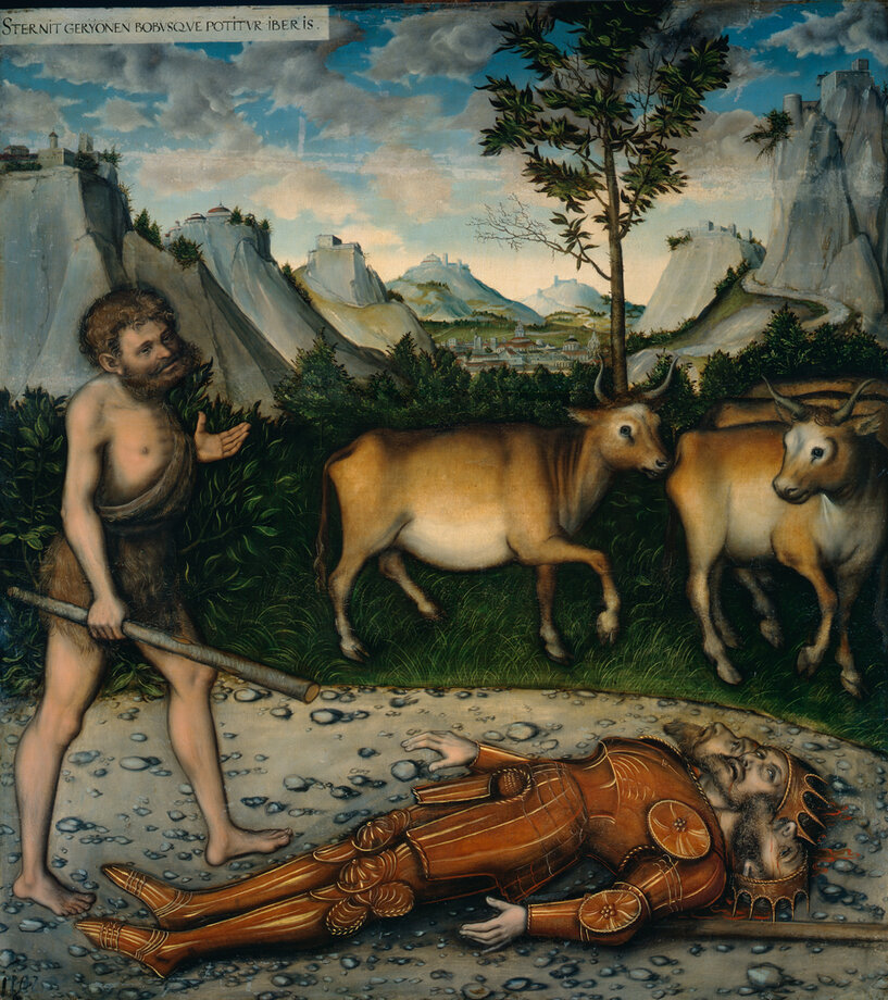 Herkules und die Rinder des Geryon, nach 1537, Lukas Cranach d.Ä.