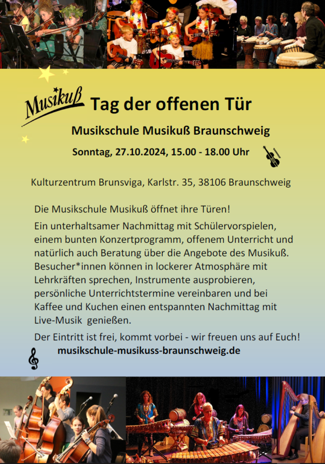 Tag der Offenen Tür der Musikussschule