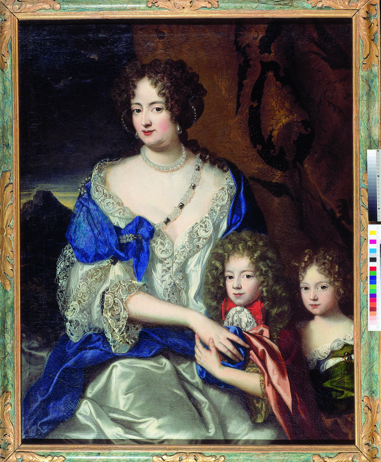 Sophie Dorothea Kurprinzessin von Hannover (1666-1726) mit ihren Kindern