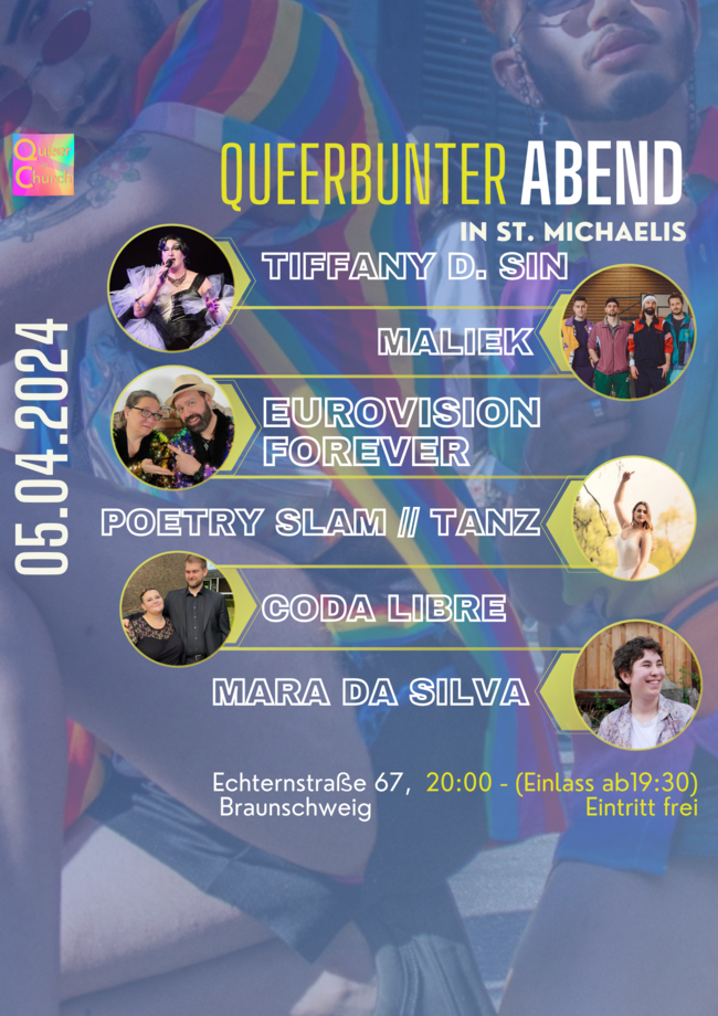 Plakat-Post Queerbunter Abend