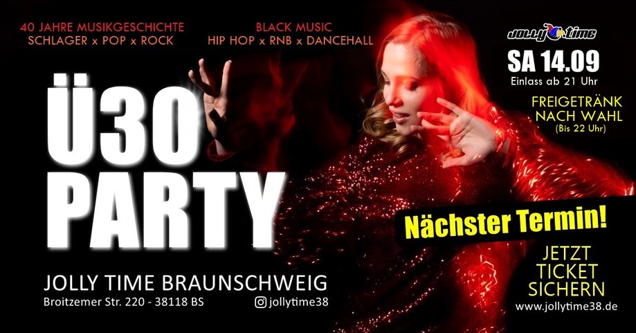 Ü30 Party Jolly Time Braunschweig