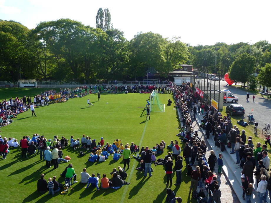 Allgemeines Aktionsfoto (Finales Elfmeterschießen im Konrad-Koch-Stadion)