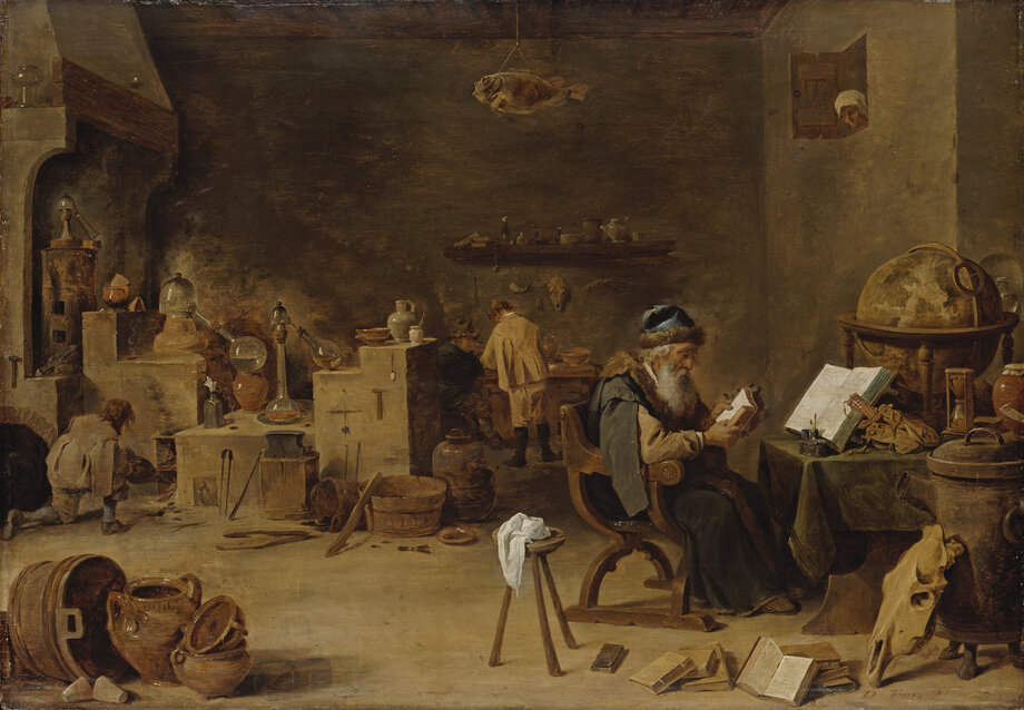 Der Alchemist II, David Teniers, um 1643 – 1645