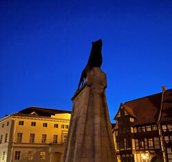 Burgplatz bei Nacht, Foto: Andreas Schwarz