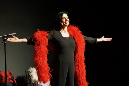 Anne Müller singt in der Brunsviga