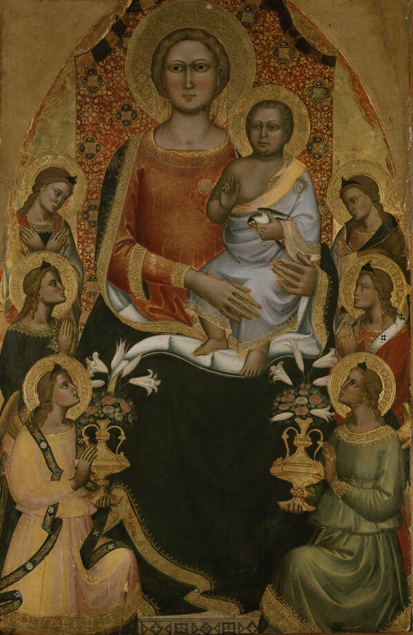 Niccolò di Pietro Gerini: Madonna mit Kind, umgeben von Engeln