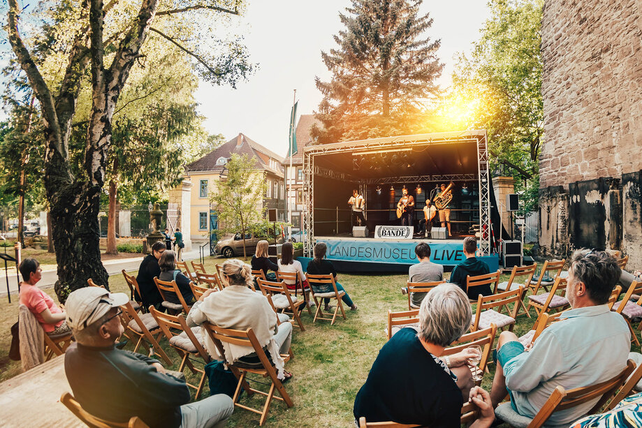 Landesmuseum Live, Konzerte im Musuemsgarten Foto: Andreas Rudolph
