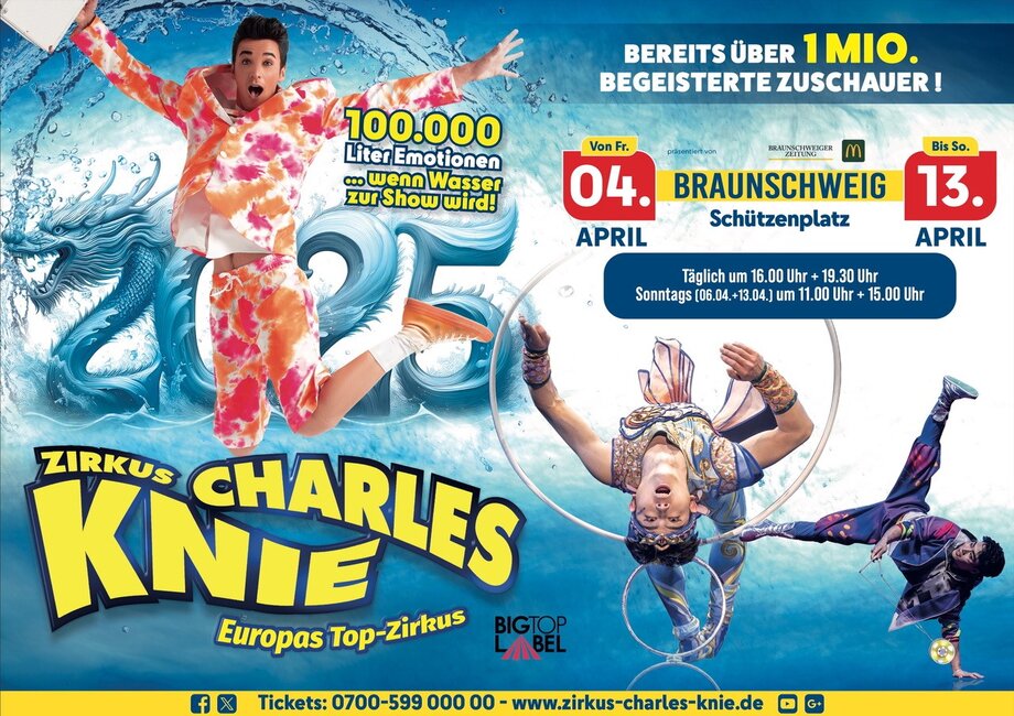 Charles Knie GmbH | Zirkus Plakat